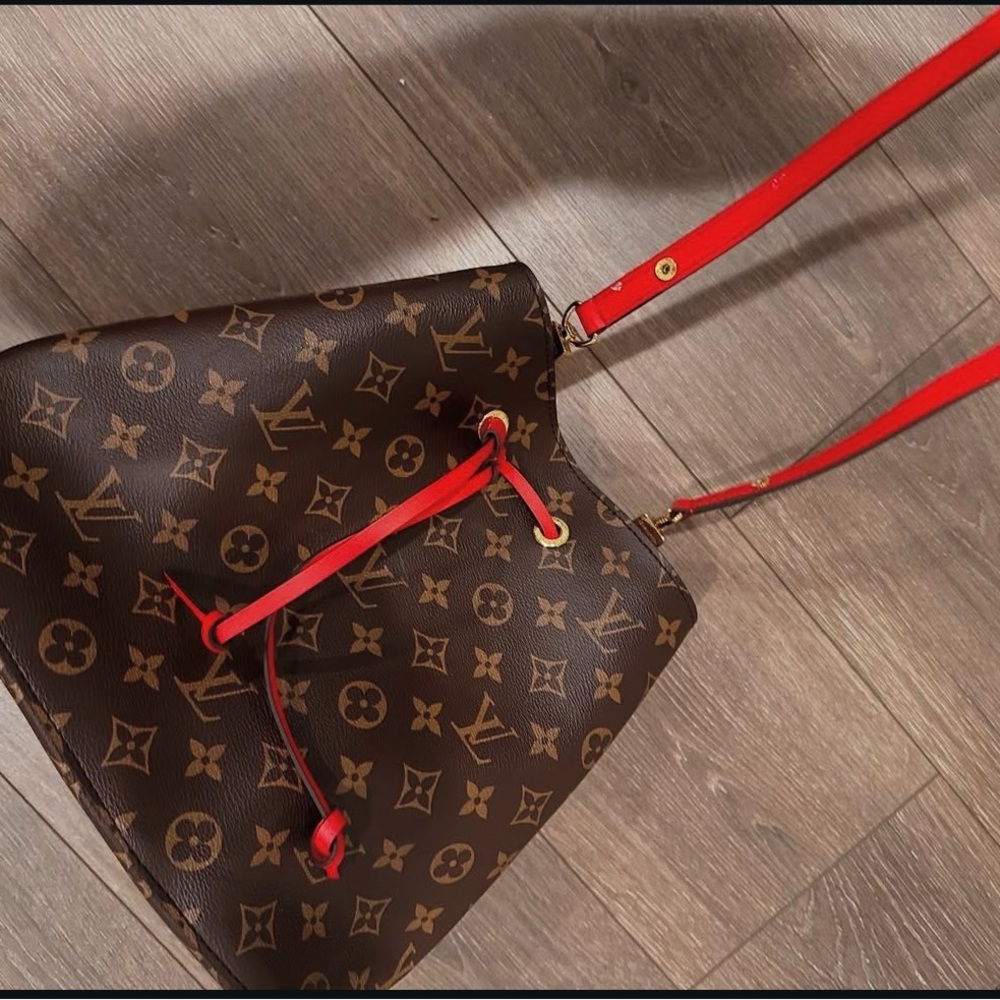 Louis Vuitton Brown and Red Women's Bag